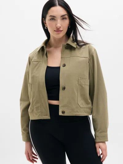 Athleta Skyline Chore Jacket In Green