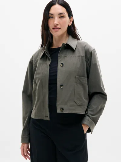 Athleta Skyline Chore Jacket In Jungle