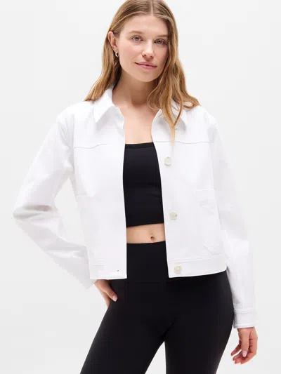 Athleta Skyline Chore Jacket In White
