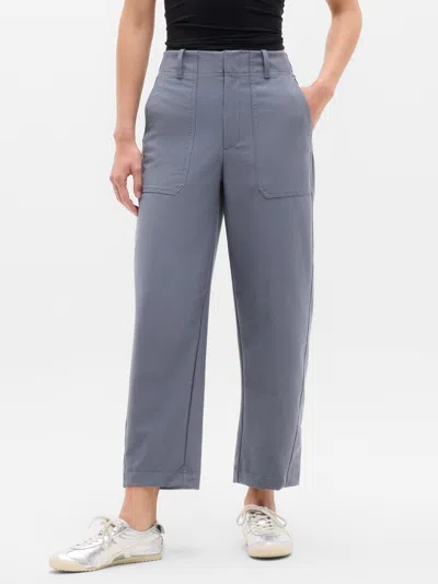 Athleta Skyline High Rise Barrel Leg Pant In Gray