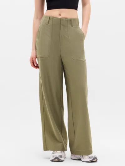 Athleta Skyline Mid Rise Wide Leg Pant