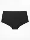 Athleta Sleek Form No Show Boys'hort Underwear In Black