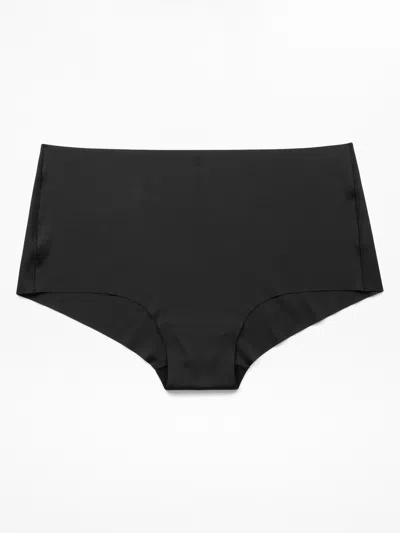Athleta Sleek Form No Show Boys'hort Underwear In Black
