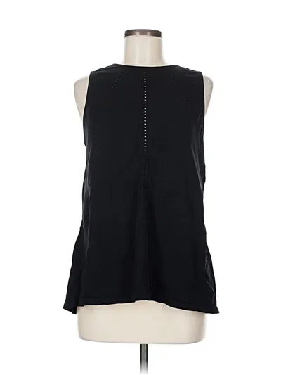 Pre-owned Athleta Sleeveless Blouse In Black