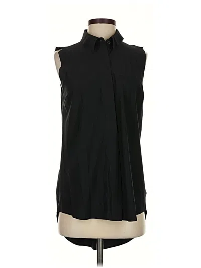 Pre-owned Athleta Sleeveless Blouse In Black