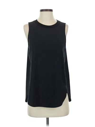 Pre-owned Athleta Sleeveless Blouse In Black
