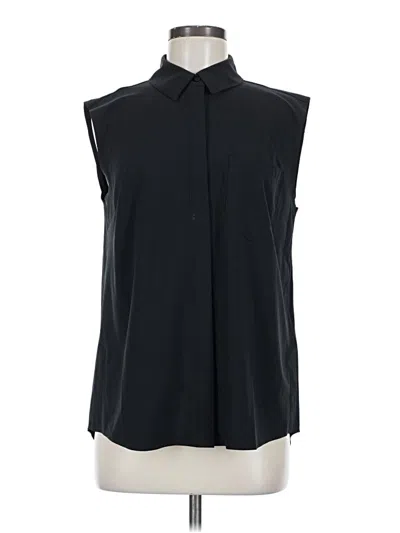 Pre-owned Athleta Sleeveless Blouse In Black