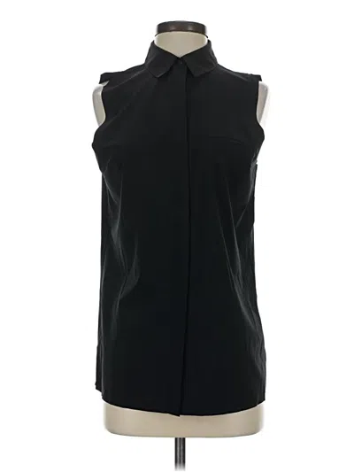 Pre-owned Athleta Sleeveless Blouse In Black