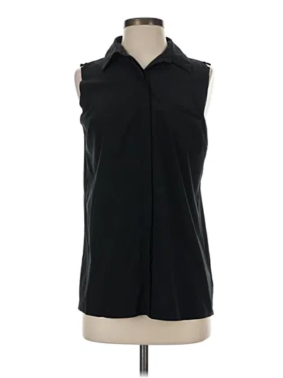 Pre-owned Athleta Sleeveless Blouse In Black