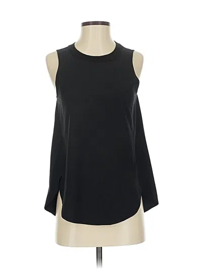 Pre-owned Athleta Sleeveless Blouse In Black