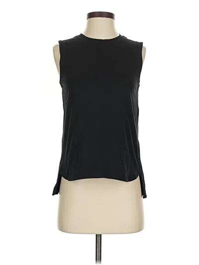 Pre-owned Athleta Sleeveless Blouse In Black