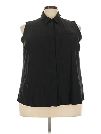 Pre-owned Athleta Sleeveless Blouse In Black