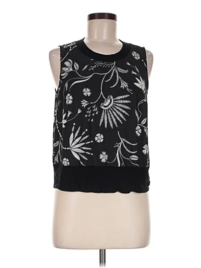 Pre-owned Athleta Sleeveless Blouse In Black