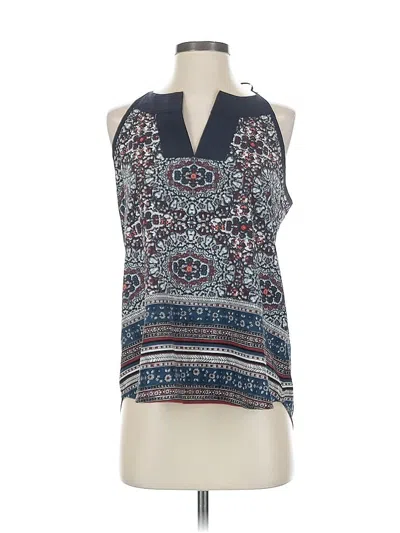 Pre-owned Athleta Sleeveless Blouse In Blue