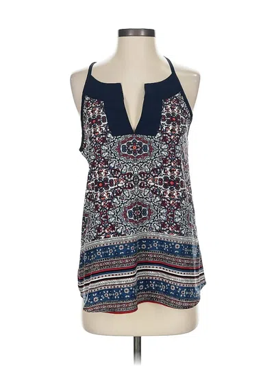 Pre-owned Athleta Sleeveless Blouse In Blue