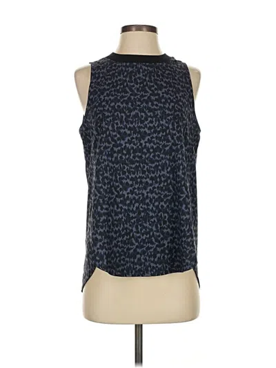 Pre-owned Athleta Sleeveless Blouse In Blue