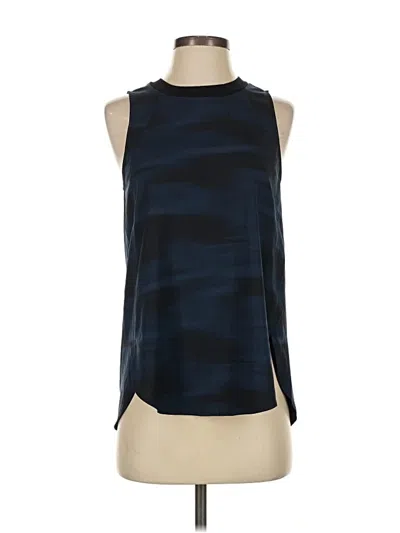 Pre-owned Athleta Sleeveless Blouse In Blue