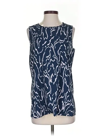 Pre-owned Athleta Sleeveless Blouse In Blue
