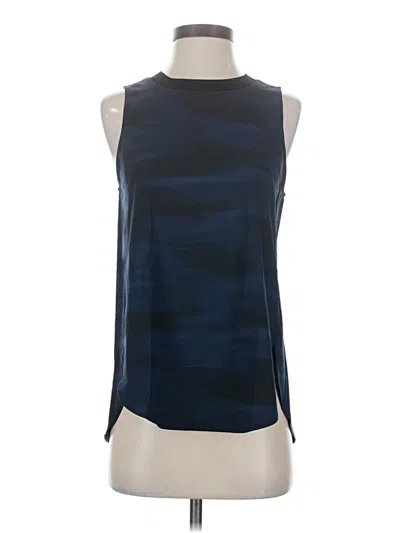 Pre-owned Athleta Sleeveless Blouse In Blue