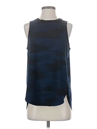 Pre-owned Athleta Sleeveless Blouse In Blue