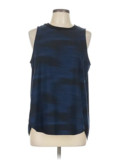 Pre-owned Athleta Sleeveless Blouse In Blue