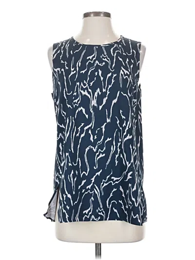 Pre-owned Athleta Sleeveless Blouse In Blue
