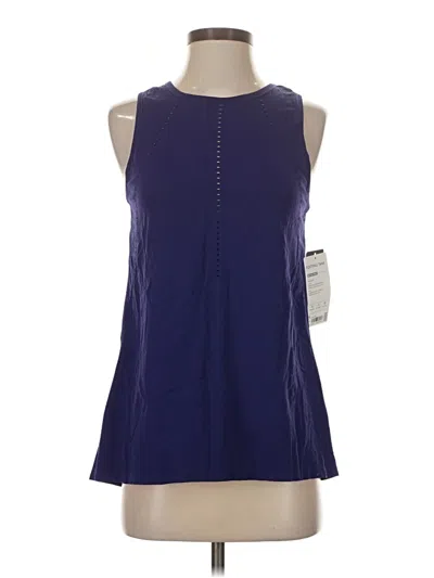 Pre-owned Athleta Sleeveless Blouse In Blue