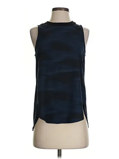 Pre-owned Athleta Sleeveless Blouse In Blue