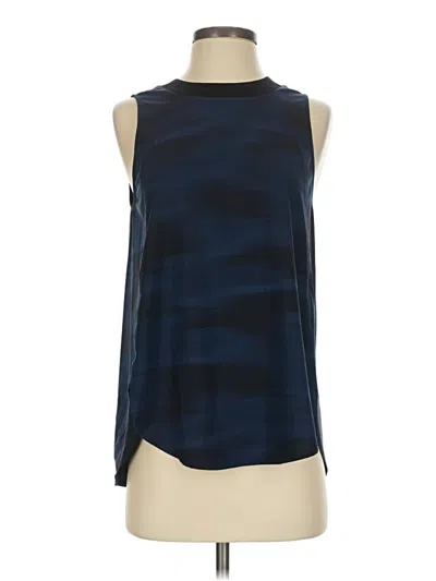 Pre-owned Athleta Sleeveless Blouse In Blue