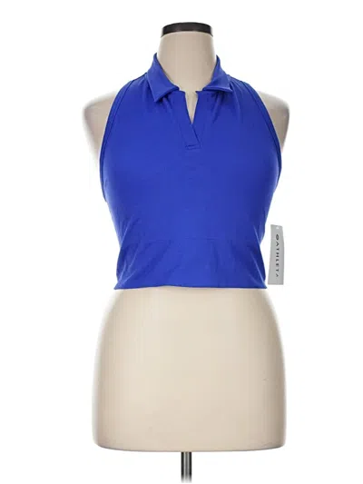 Athleta Sleeveless Blouse In Blue
