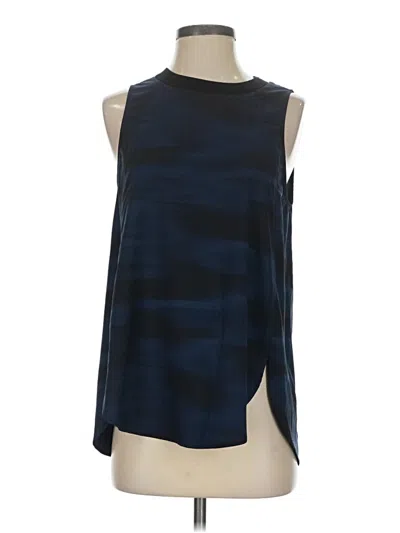 Pre-owned Athleta Sleeveless Blouse In Blue