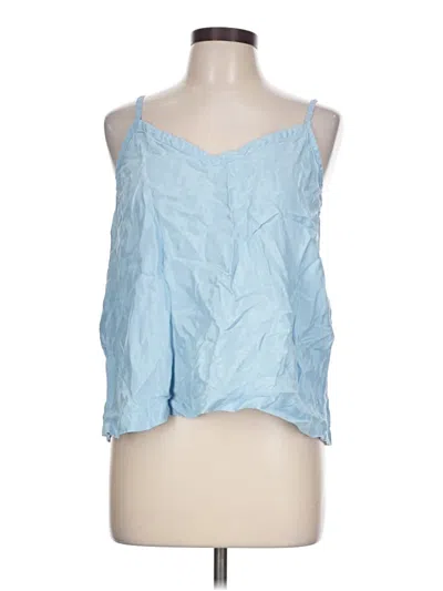 Pre-owned Athleta Sleeveless Blouse In Blue