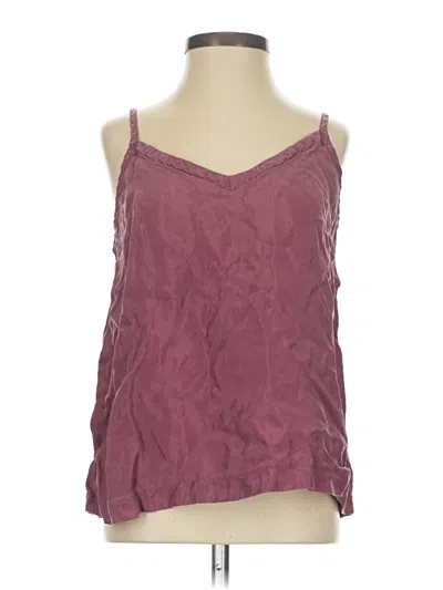 Pre-owned Athleta Sleeveless Blouse In Burgundy