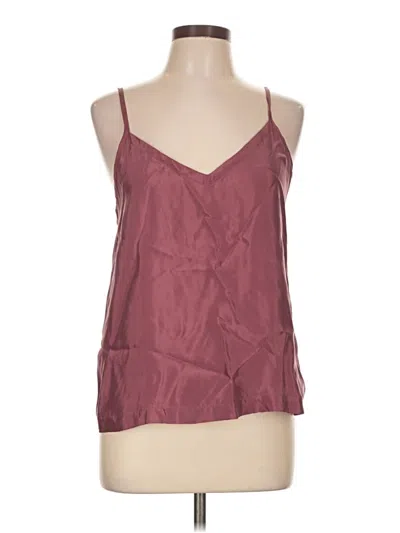 Pre-owned Athleta Sleeveless Blouse In Burgundy