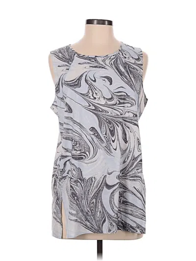 Pre-owned Athleta Sleeveless Blouse In Gray