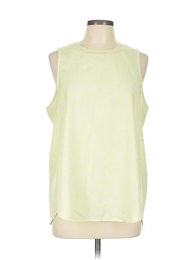 Pre-owned Athleta Sleeveless Blouse In Green