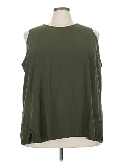 Athleta Sleeveless Blouse In Green