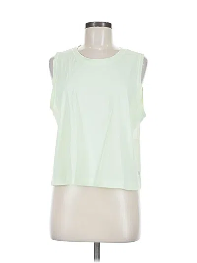 Pre-owned Athleta Sleeveless Blouse In Green