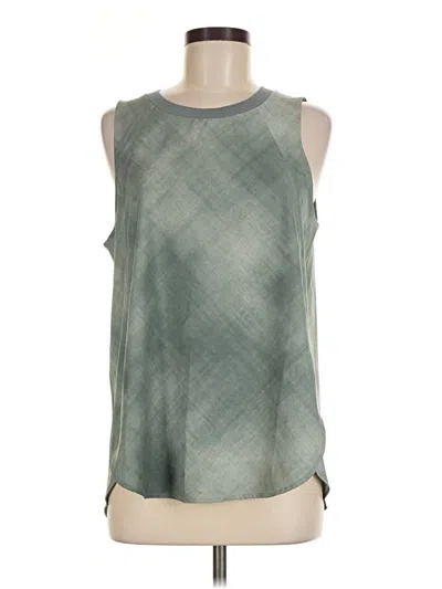 Pre-owned Athleta Sleeveless Blouse In Green