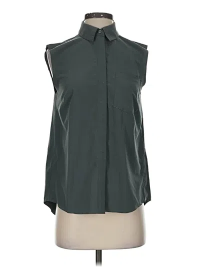 Pre-owned Athleta Sleeveless Blouse In Green