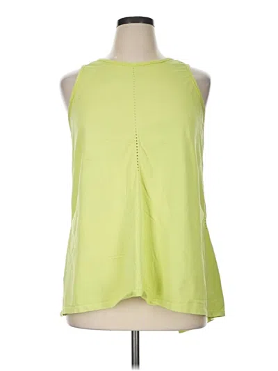 Pre-owned Athleta Sleeveless Blouse In Green