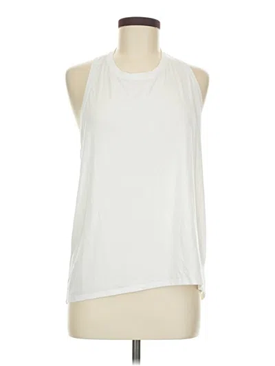 Pre-owned Athleta Sleeveless Blouse In Ivory