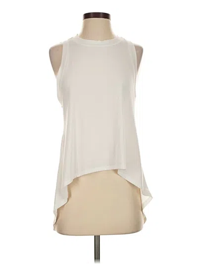 Pre-owned Athleta Sleeveless Blouse In Ivory