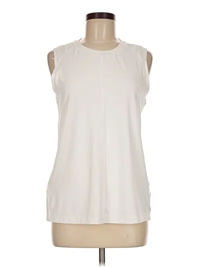 Pre-owned Athleta Sleeveless Blouse In Ivory
