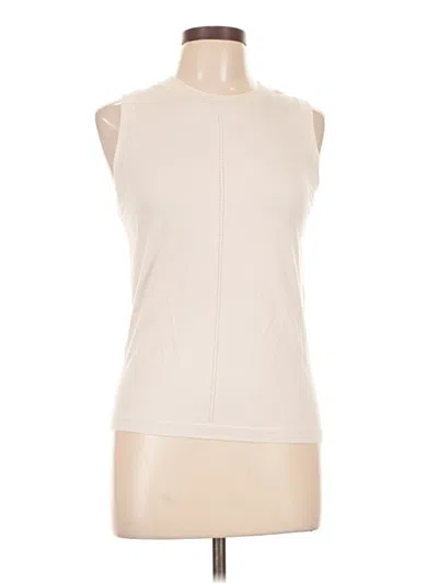 Pre-owned Athleta Sleeveless Blouse In Ivory