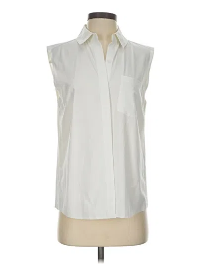 Pre-owned Athleta Sleeveless Blouse In Ivory
