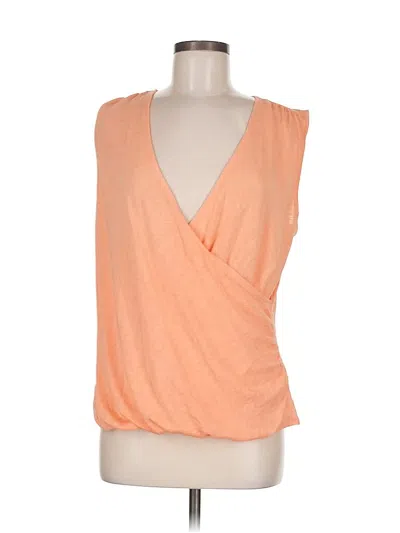 Pre-owned Athleta Sleeveless Blouse In Orange