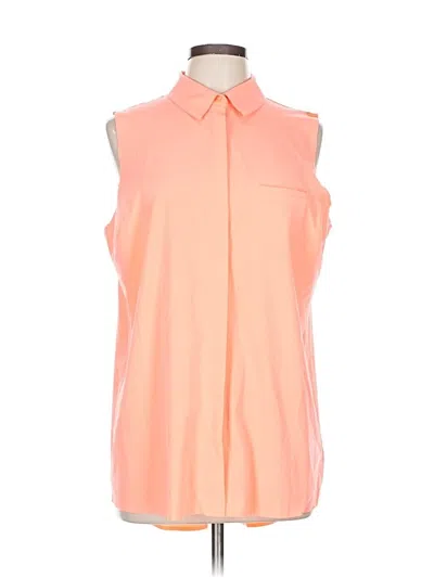 Pre-owned Athleta Sleeveless Blouse In Orange