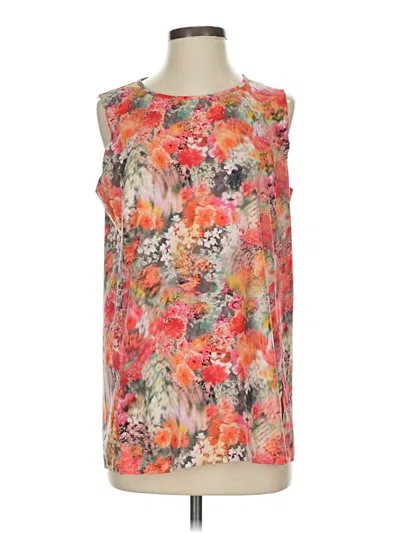 Pre-owned Athleta Sleeveless Blouse In Orange