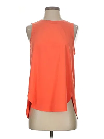 Pre-owned Athleta Sleeveless Blouse In Orange